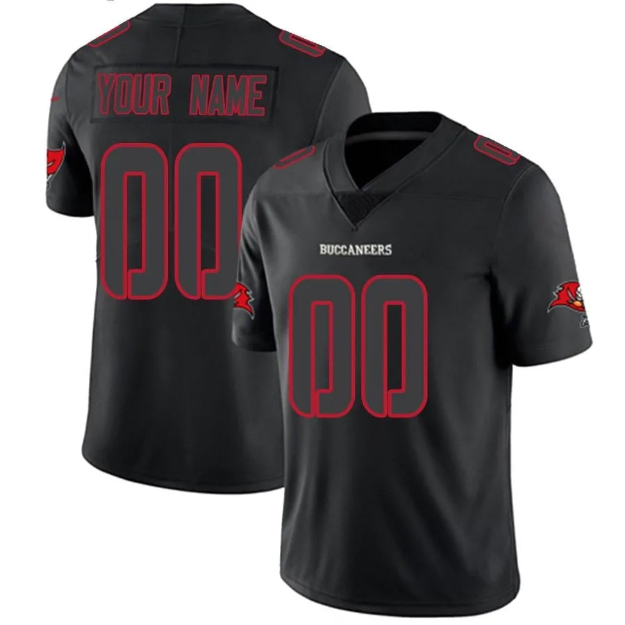PETTCS Custom TB.Buccaneers Limited Black Stitched Jerseys