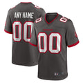 PETTCS Custom TB.Buccaneers Pewter Home Game Stitched Jerseys