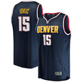 PETTCS D.Nuggets #15 Nikola Jokic  Navy Fast Break Replica Player Jerseys - Icon Edition