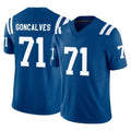 PETTCS IN.Colts #71 Matt Goncalves Player Royal Limited Vapor F.U.S.E. Home Game Stitched Jerseys