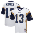 PETTCS LA.Rams #13 Kurt Warner Player White Retired Limited Stitched Jerseys