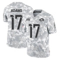 PETTCS LA.Rams #17 Davante Adams Player Arctic Camo Salute To Service Limited Game Stitched Jerseys