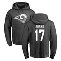 PETTCS LA.Rams #17 Davante Adams Player Gray Pullover Hoodie Limited Game Stitched Jerseys