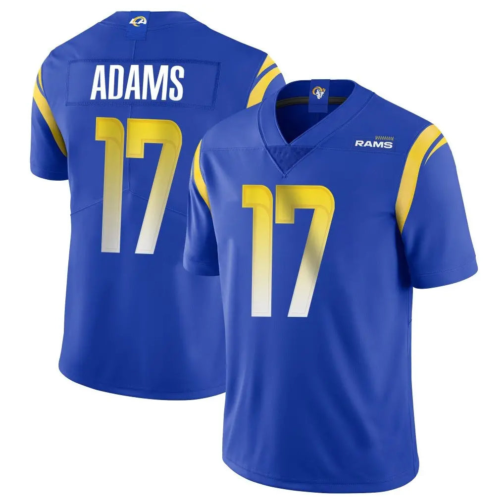PETTCS LA.Rams #17 Davante Adams Player Royal Limited Vapor Untouchable Home Game Stitched Jerseys
