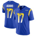 PETTCS LA.Rams #17 Davante Adams Player Royal Limited Vapor Untouchable Home Game Stitched Jerseys