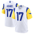 PETTCS LA.Rams #17 Davante Adams Player White Limited Home Game Stitched Jerseys