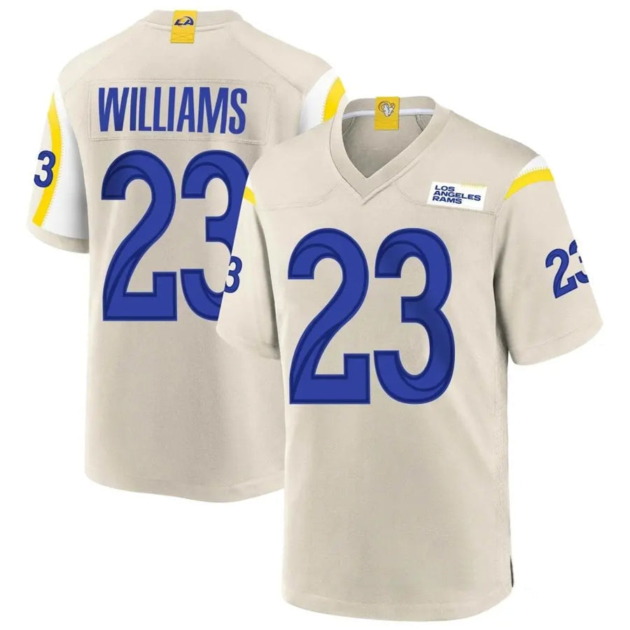 PETTCSLA.Rams #23 Kyren Williams Player Bone Replica Game Stitched Jerseys