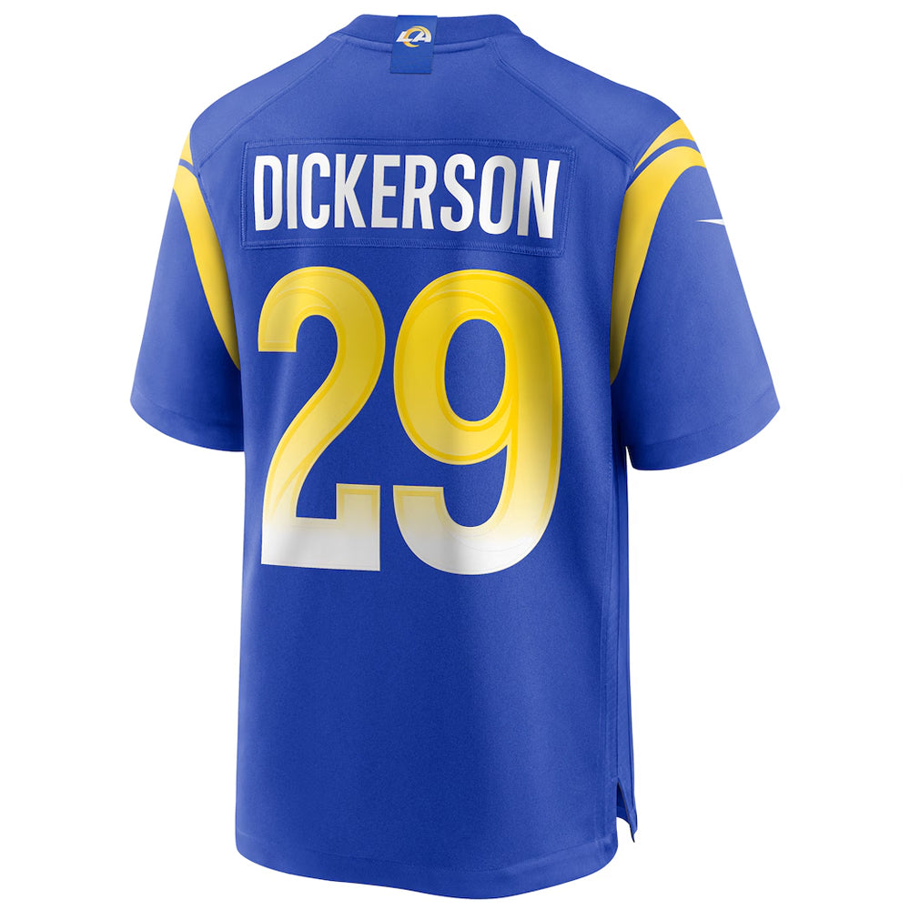 PETTCS LA.Rams #29 Eric Dickerson Player Royal Home Game Stitched Jerseys