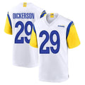 PETTCS LA.Rams #29 Eric Dickerson Player White Home Game Stitched Jerseys