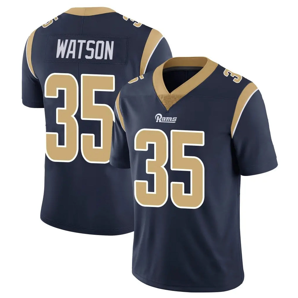 PETTCS LA.Rams #35 Jaylen Watson Player Navy Limited Vapor Untouchable Home Game Stitched Jerseys