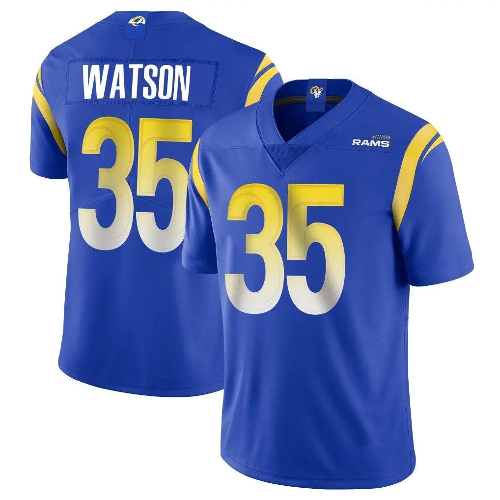 PETTCS LA.Rams #35 Jaylen Watson Player Royal Limited Vapor Untouchable Home Game Stitched Jerseys