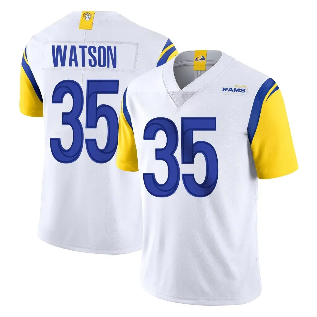 PETTCS LA.Rams #35 Jaylen Watson Player White Limited Vapor Untouchable Home Game Stitched Jerseys
