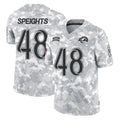 PETTCS LA.Rams #48 Omar Speights Player Arctic Camo Salute To Service Limited Game Stitched Jerseys