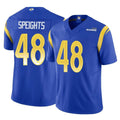 PETTCS LA.Rams #48 Omar Speights Player Royal Limited Vapor F.U.S.E. Home Game Stitched Jerseys