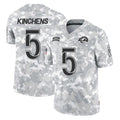 PETTCS LA.Rams #5 Kamren Kinchens Player Arctic Camo Salute To Service Limited Game Stitched Jerseys