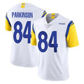 PETTCS LA.Rams #84 Colby Parkinson Player White Limited Vapor Untouchable Home Game Stitched Jerseys