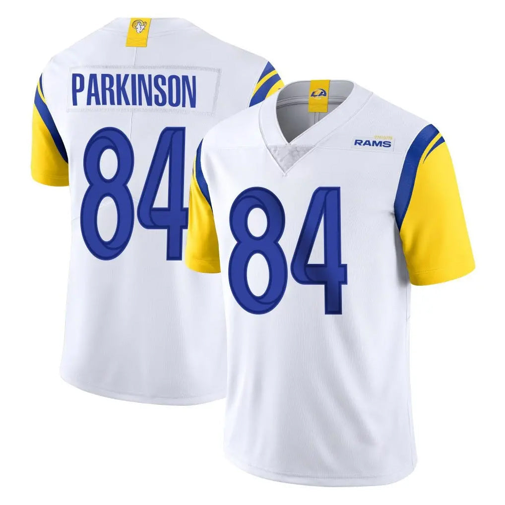 PETTCS LA.Rams #84 Colby Parkinson Player White Limited Vapor Untouchable Home Game Stitched Jerseys