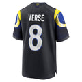 PETTCS LA.Rams #8 Jared Verse Player Midnight Blue Rivalries Collection Game Stitched Jerseys