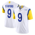 PETTCS LA.Rams #9 Matthew Stafford Player White Limited Vapor Untouchable Home Game Stitched Jerseys