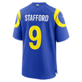 PETTCS LA.Rams #9 Matthew Stafford Royal Team Game Player Stitched Jerseys