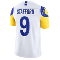 PETTCS LA.Rams #9 Matthew Stafford White Vapor F.U.S.E. Stitched Limited Jerseys