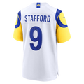 PETTCS LA.Rams #9 Matthew Stafford White White Game Player Stitched Jerseys