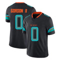 PETTCS M.Dolphins #0 Ollie Gordon II Player Black Limited Pitch Rivalries Collection Home Game Stitched Jerseys