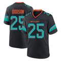 PETTCS M.Dolphins #25 Tyrel Dodson Player Black Pitch Rivalries Collection Home Game Stitched Jerseys