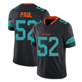 PETTCS M.Dolphins #52 Patrick Paul Player Black Limited Pitch Rivalries Collection Home Game Stitched Jerseys