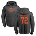 PETTCS M.Dolphins #72 Jonah Savaiinaea Player Darkgray Pullover Hoodies Limited Stitched Jerseys