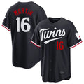 PETTCS M.Twins #16 Austin Martin Player Navy Home Game Stitched Jerseys