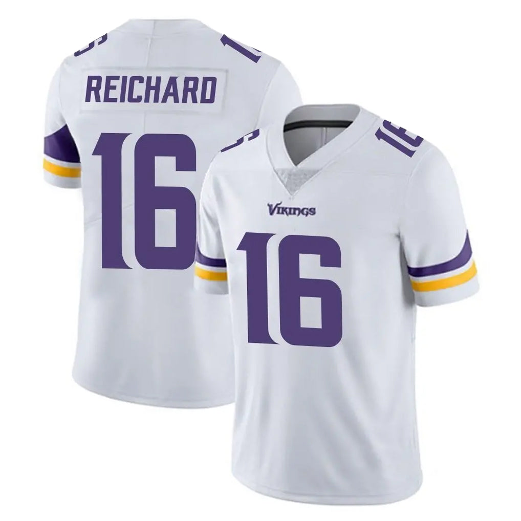 PETTCS MN.Vikings #16 Will Reichard Player White Limited Vapor Untouchable Home Game Stitched Jerseys