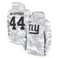PETTCS NY.Giants #44 Cam Skattebo Player Arctic Camo Salute to Service Pullover Hoodies Limited Game Stitched Jerseys
