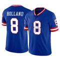 PETTCS NY.Giants #8 Jevon Holland Player Royal Classic Vapor Home Game Stitched Jerseys