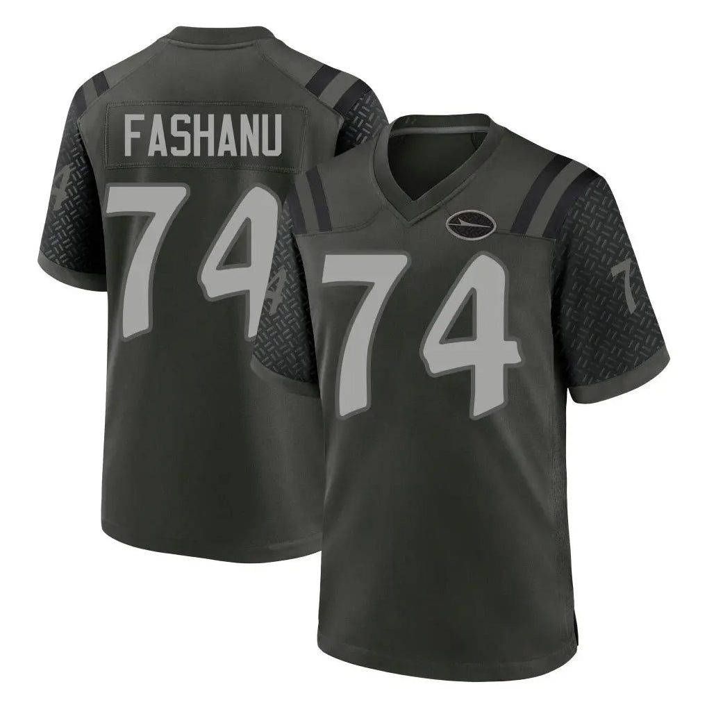 PETTCS NY.Jets #74 Olu Fashanu Player Green 2025 Rivalries Collection Home Game Stitched Jerseys