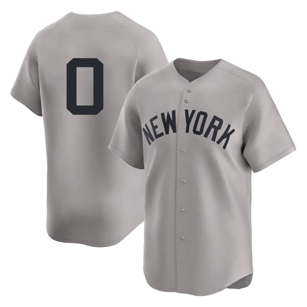 PETTCS NY.Yankees #0 Marcus Stroman Player Gray Limited Stitched Jerseys