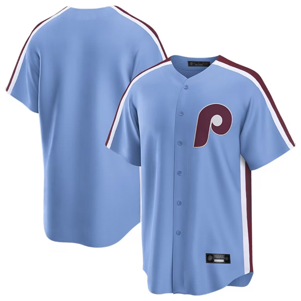 PETTCS P.Phillies Blank Player Light Blue Home Limited Stitched Jerseys