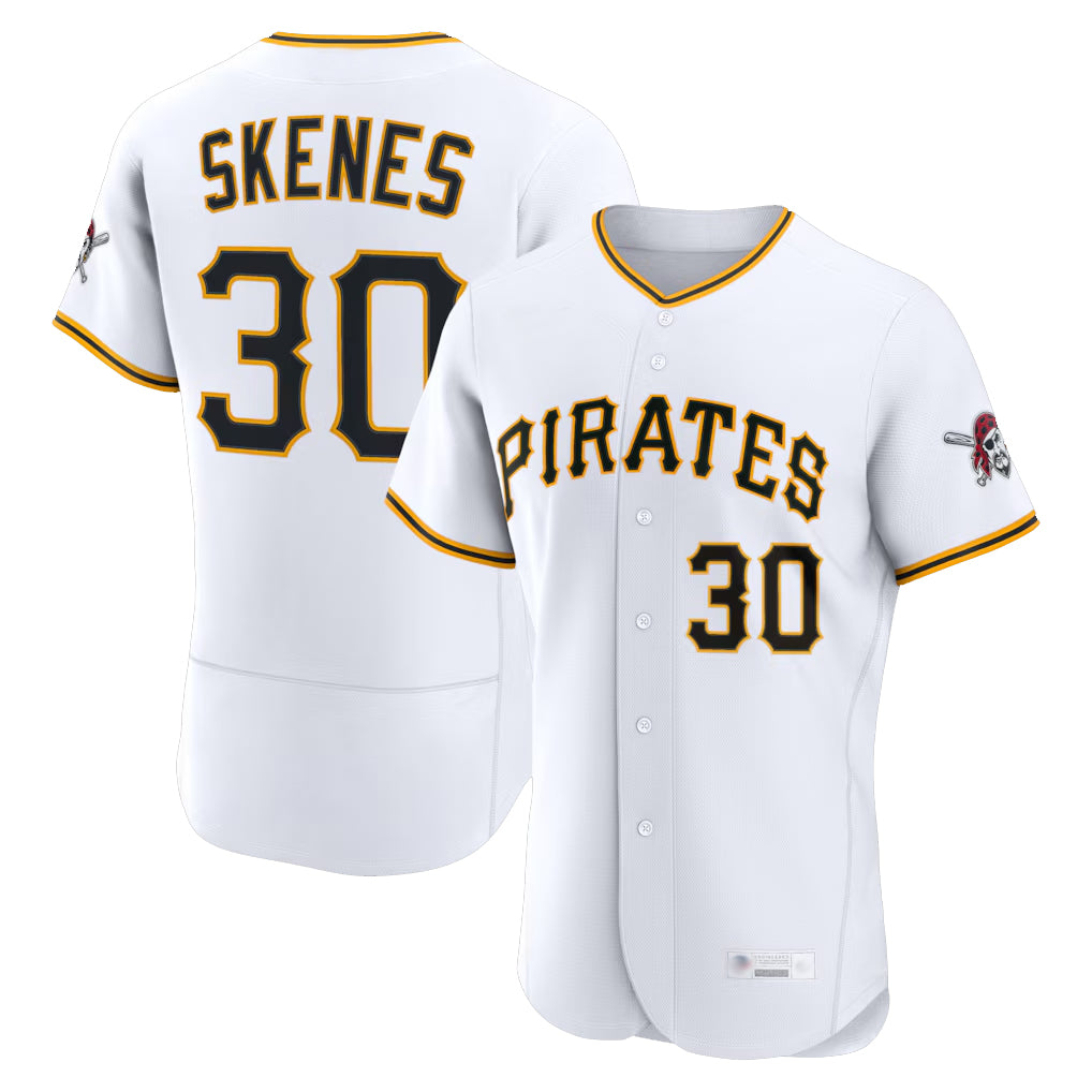 PETTCS P.Pirates #30 Paul Skenes Player White Home Limited Elite Stitched Jerseys
