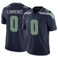 PETTCS S.Seahawks #0 DeMarcus Lawrence Player Navy Limited Vapor F.U.S.E. Home Game Stitched Jerseys