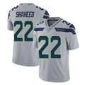 PETTCS S.Seahawks #22 Rashid Shaheed Player Gray Limited Vapor Untouchable Home Game Stitched Jerseys