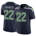 PETTCS S.Seahawks #22 Rashid Shaheed Player Navy Limited Vapor F.U.S.E. Home Game Stitched Jerseys