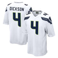 PETTCS S.Seahawks #4 Michael Dickson Player White Home Game Stitched Jerseys