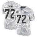 PETTCS S.Seahawks #72 Abraham Lucas Player Arctic Camo Limited Salute To Service Home Game Stitched Jerseys