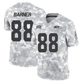 PETTCS S.Seahawks #88 AJ Barner Player Arctic Camo Limited Salute To Service Home Game Stitched Jerseys