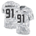 PETTCS S.Seahawks #91 Byron Murphy II Player Arctic Camo Limited Salute To Service Home Game Stitched Jerseys
