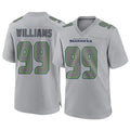PETTCS S.Seahawks #99 Leonard Williams Player Gray Atmosphere Fashion Home Game Stitched Jerseys