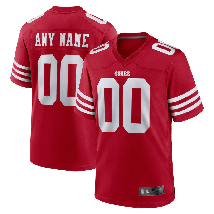 PETTCS Custom SF.49ers Game Home Stitched Jerseys