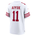 PETTCS SF.49ers #11 Brandon Aiyuk White Game Stitched Jerseys