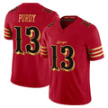 PETTCS SF.49ers #13 Brock Purdy Player Red Rivalries Vapor Limited Home Game Stitched Jerseys