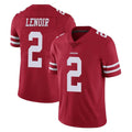 PETTCS SF.49ers #2 Deommodore Lenoir Player Red Limited Vapor Untouchable Home Game Stitched Jerseys